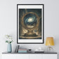 Galactic View, Abstract Art 'Designed by AI', Framed Print