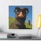Moai Statues of Easter Island Seen on a Good Day II 'Designed by AI' Canvas Art Print