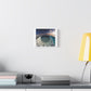 Standing on the Edge of Time, Photorealistic Art 'Designed by AI', Print on Canvas