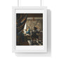 The Allegory of Painting (1666 –1668) by Johannes Vermeer, from the Original, Framed Art Print