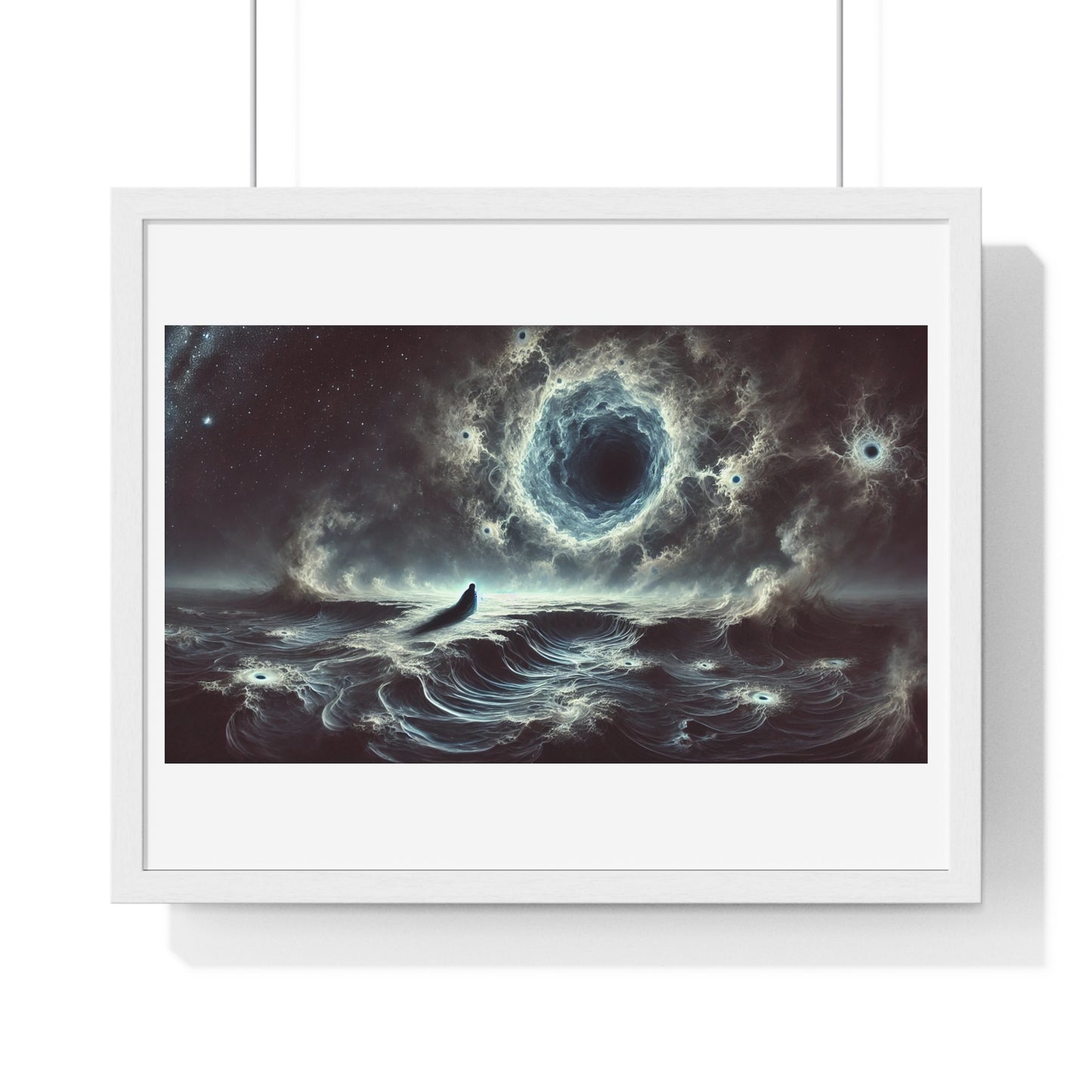 Dirge of the Abyss 'Designed by AI' Framed Art Print