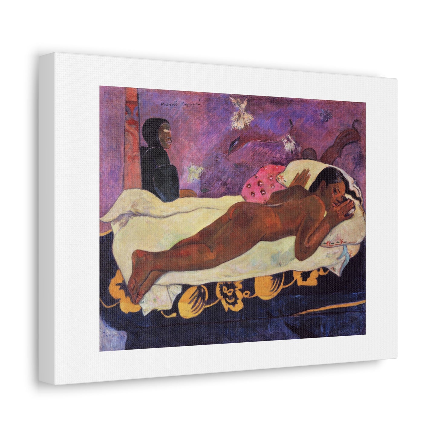 Spirit of the Dead Watching (1892) by Paul Gauguin, from the Original, Art Print on Canvas