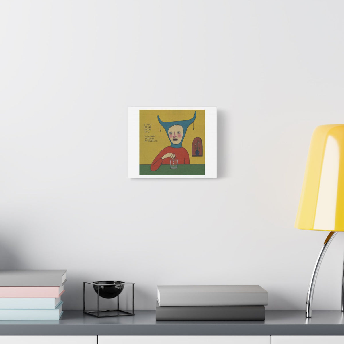 It's Fine VI, Cartoon Art Print on Canvas