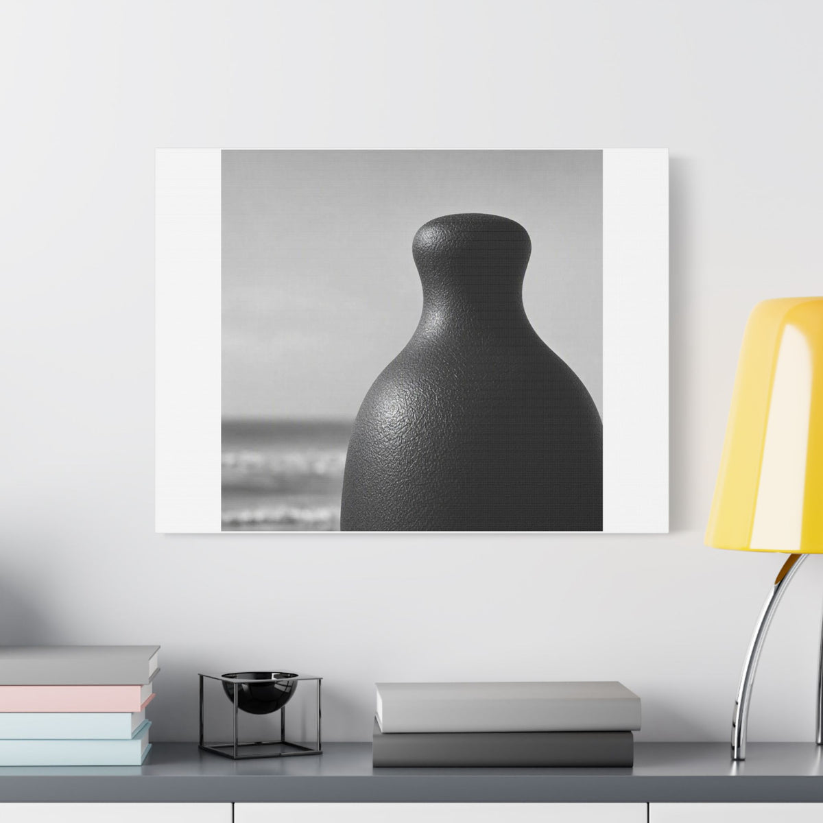 Black and White, Decor Art Print on Canvas