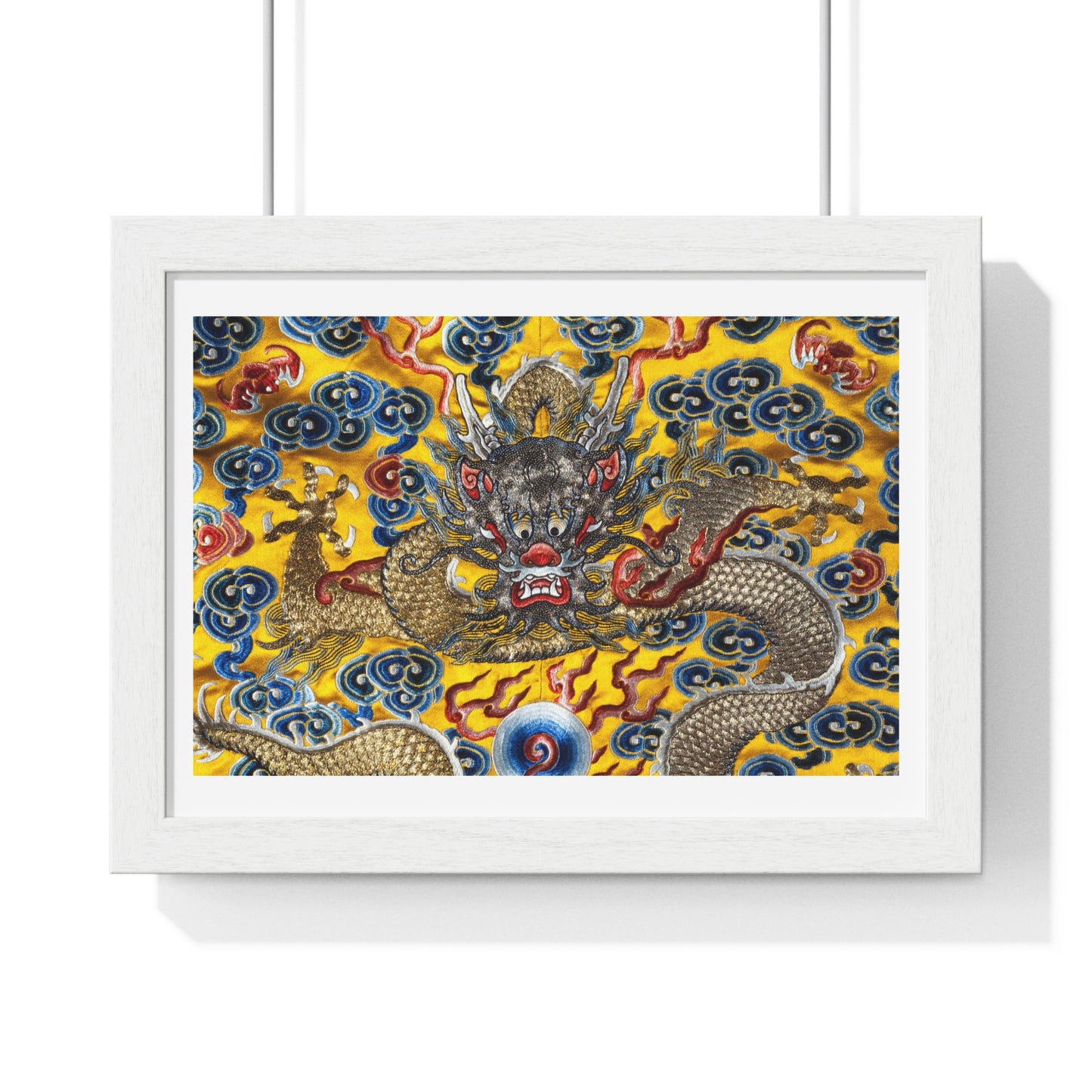 Artwork from Chinese Emperor’s Twelve-Symbol Festival Robe (1736–95) from the Original, Framed Art Print