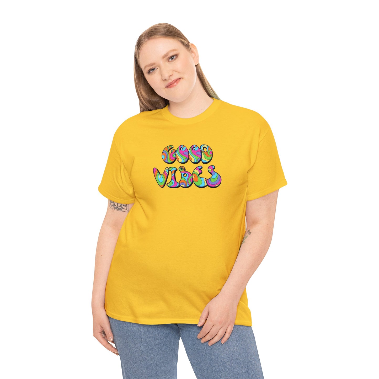 Good Vibes Abstract Psychedelic T-Shirt