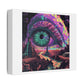 Human Eye is the Window to the World, Abstract Art V 'Designed by AI' Print on Canvas