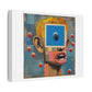 Twisted Portrait, Abstract Art Print on Canvas