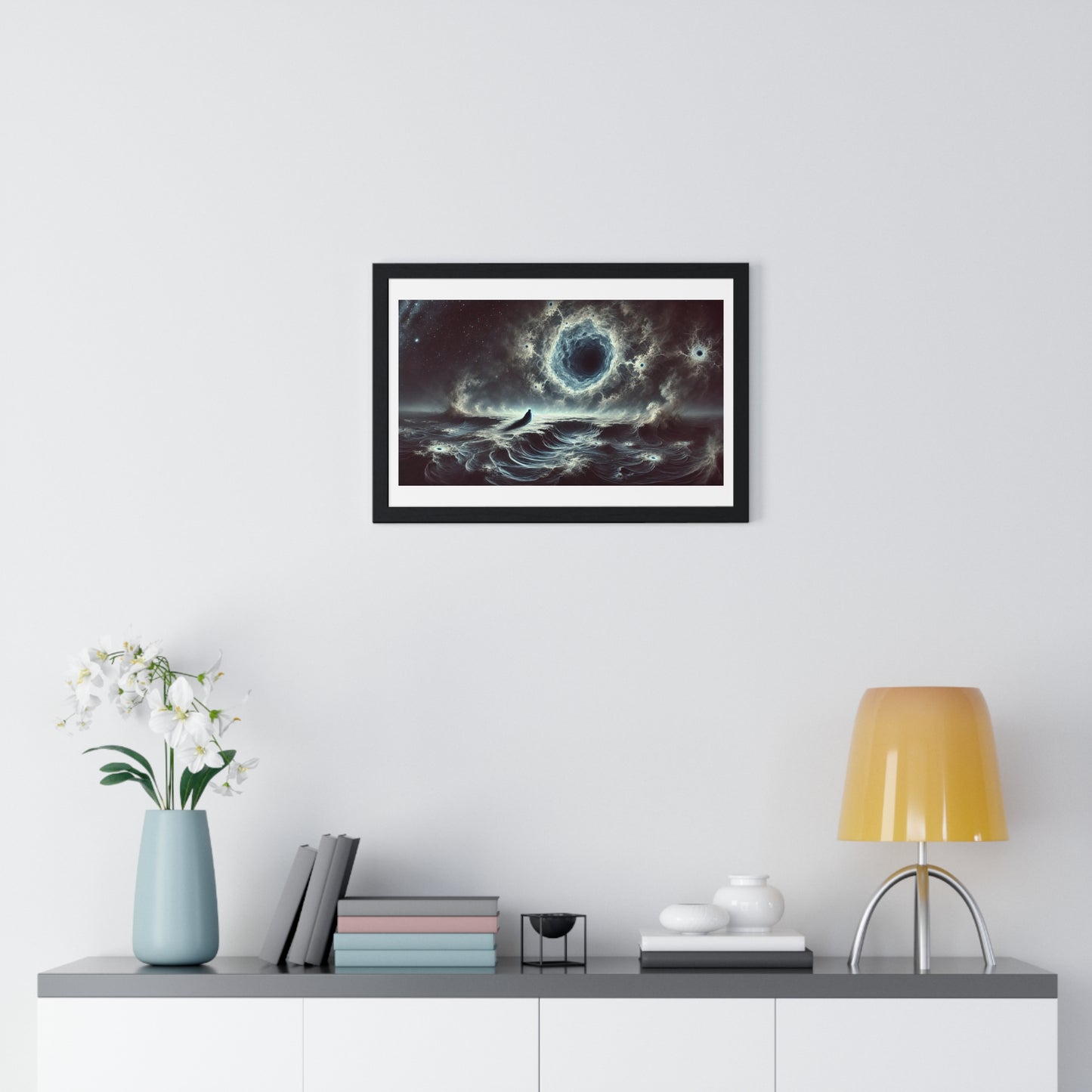 Dirge of the Abyss 'Designed by AI' Framed Art Print