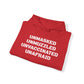 Unmasked, Unmuzzled, Unvaccinated, Unafraid Heavy Blend™ Hooded Sweatshirt