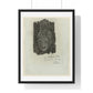 Study of Head of Shiva in the Museum of Ethnology in Leiden (1868–1928) by Jan Toorop, from the Original, Framed Print