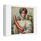 Victorian Chromolithograph Sausage Portrait 'Designed by AI' on Canvas