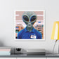 Hugh Mann, Photorealism 'Designed by AI' Canvas Art Print