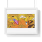 Psychedelic Cartoon Art, Framed Print