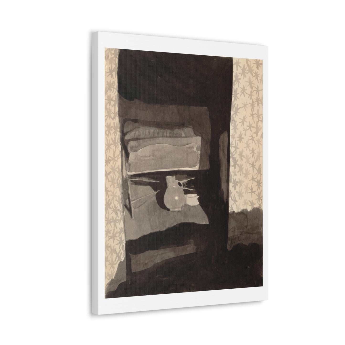 Glance Into a Bedroom (1908) by Paul Klee, Canvas Art Print from the Original