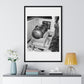 Atomic Bomb 'Little Boy' on Trailer Cradle, Before Being Loaded into Enola Gay's Bomb Bay, from the Original, Framed Print