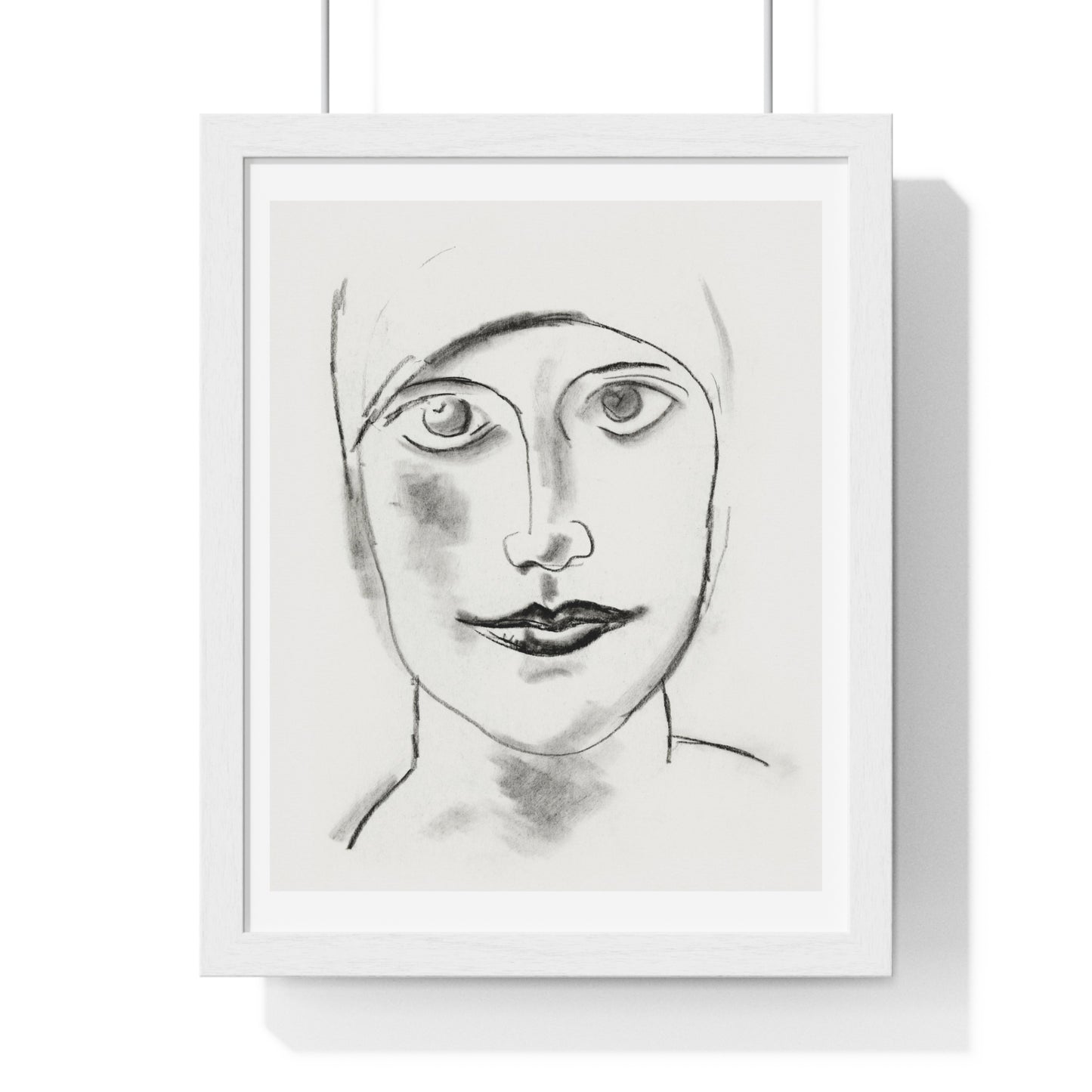 Woman's Head (circa 1927) by Leo Gestel, from the Original, Framed Art Print