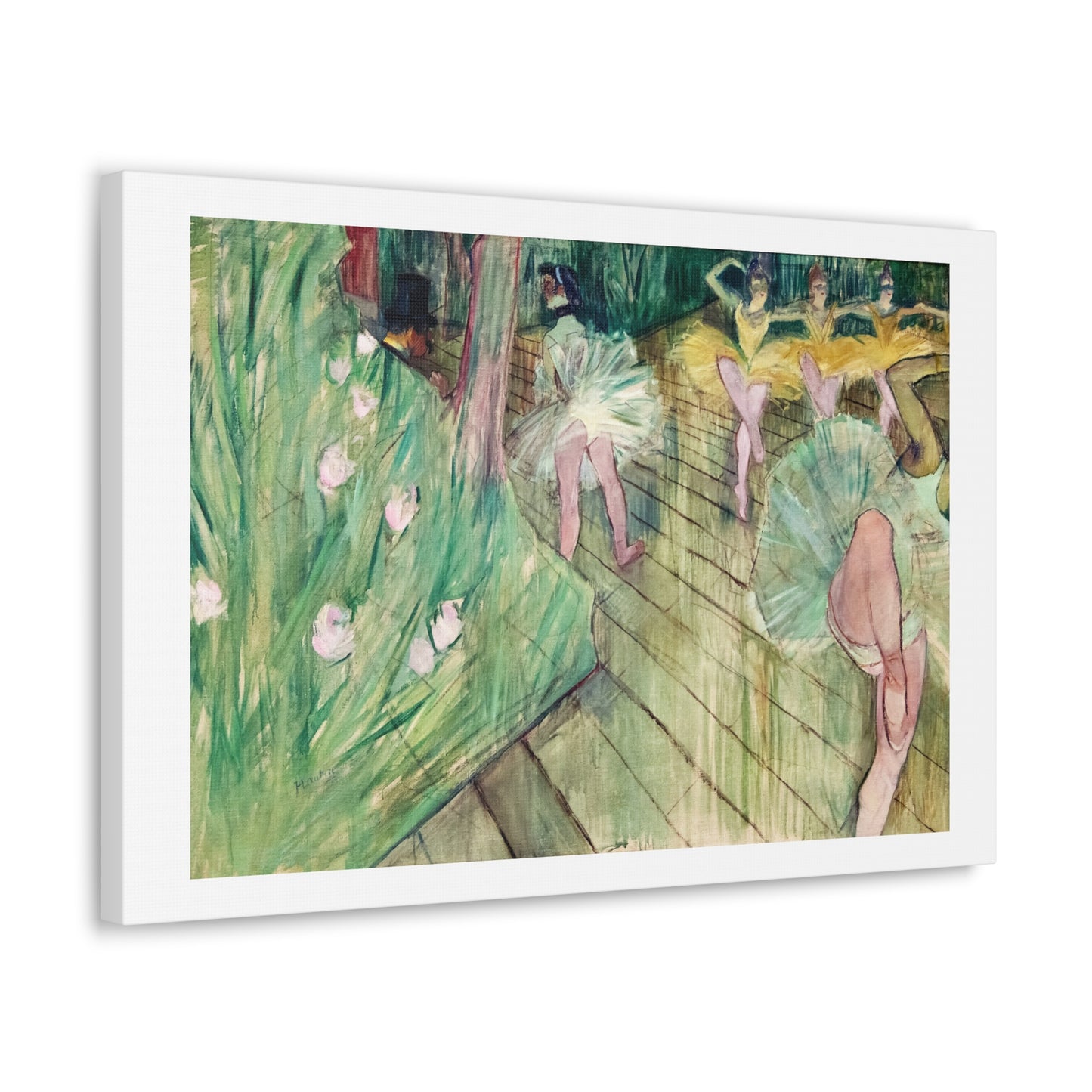 Ballet Scene (1886) by Henri de Toulouse–Lautrec, Canvas Art Print from the Original