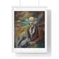 A Mind Adrift, Abstract Art 'Designed by AI', Framed Print