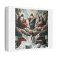 Man Wakes Up in the Morning Happily Contemplating the Holy Trinity, 'Designed by AI', Print on Canvas