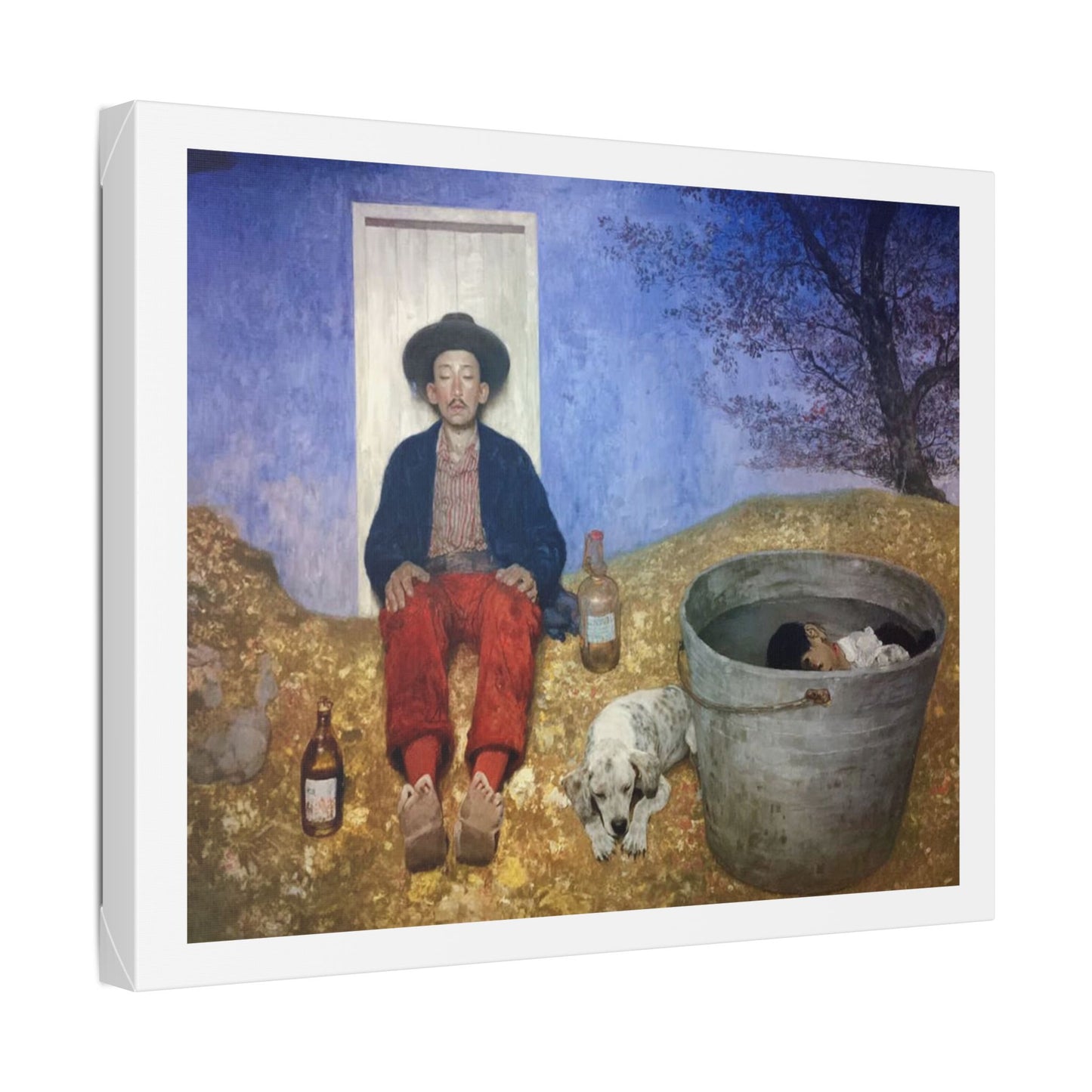 How the West Was Won 'Designed by AI' Canvas Art Print