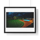 Dystopian Pool Scene II Photorealistic Art Style 'Designed by AI' Framed Print