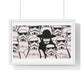 Mural Art: Stormtroopers and Vendetta Character (2017) from the Original, Framed Print