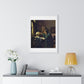 The Astronomer (circa 1668) by Johannes Vermeer, from the Original, Framed Art Print