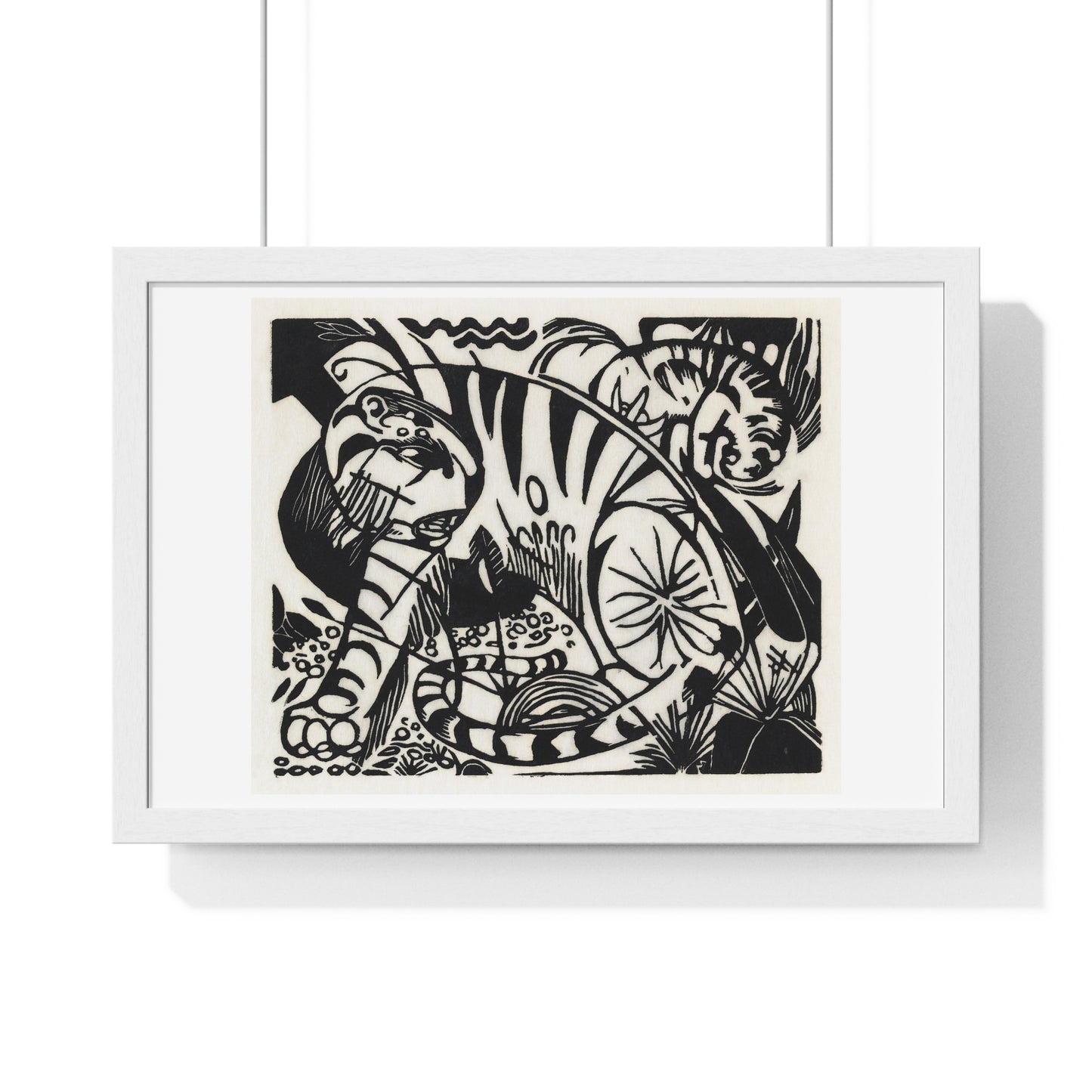 Tiger (1912) by Franz Marc, from the Original, Framed Art Print