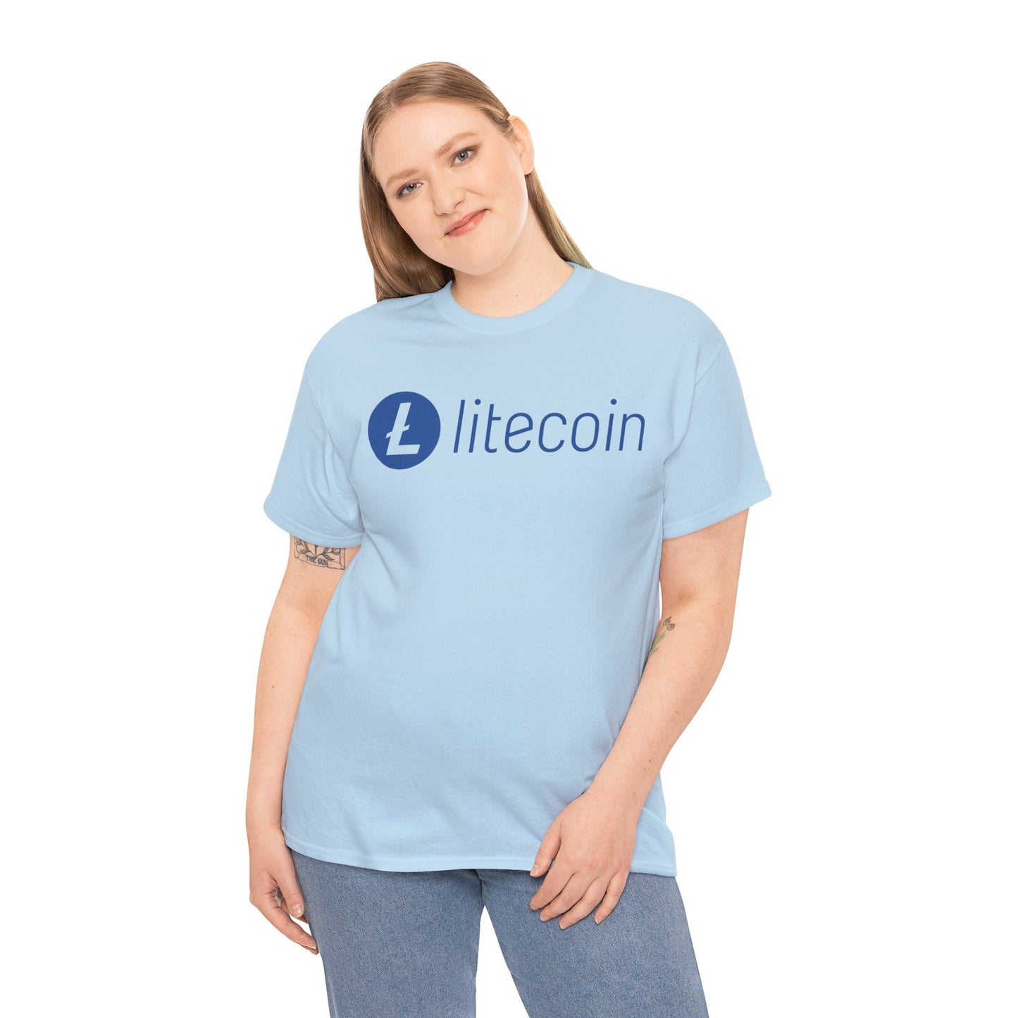 Litecoin Foundation #LTC Crypto Unisex Heavy Cotton T-Shirt