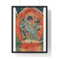 The Hindu Goddess Kali and God Bhairava in Union (18th Century) from the Original, Framed Art Print