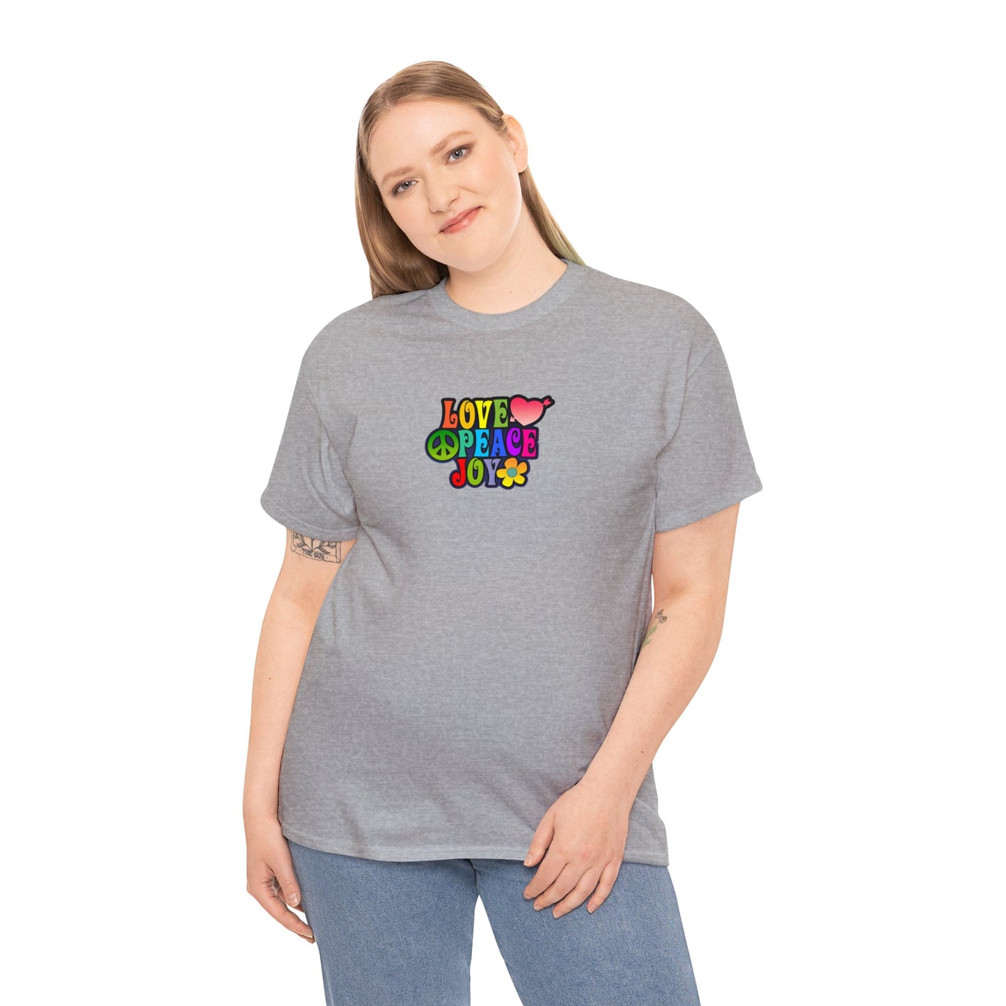 Love and Peace and Joy Psychedelic T-Shirt