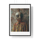 Head Replacement III, Abstract Art 'Designed by AI', Framed Art Print