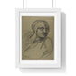 Half-Length Figure (1780–1799) by Michelangelo Buonarroti, from the Original, Framed Art Print