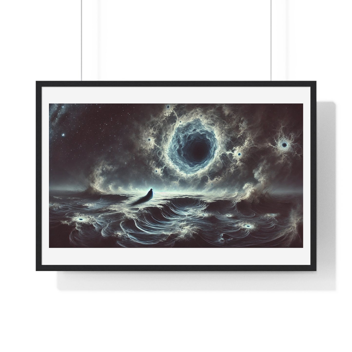 Dirge of the Abyss 'Designed by AI' Framed Art Print