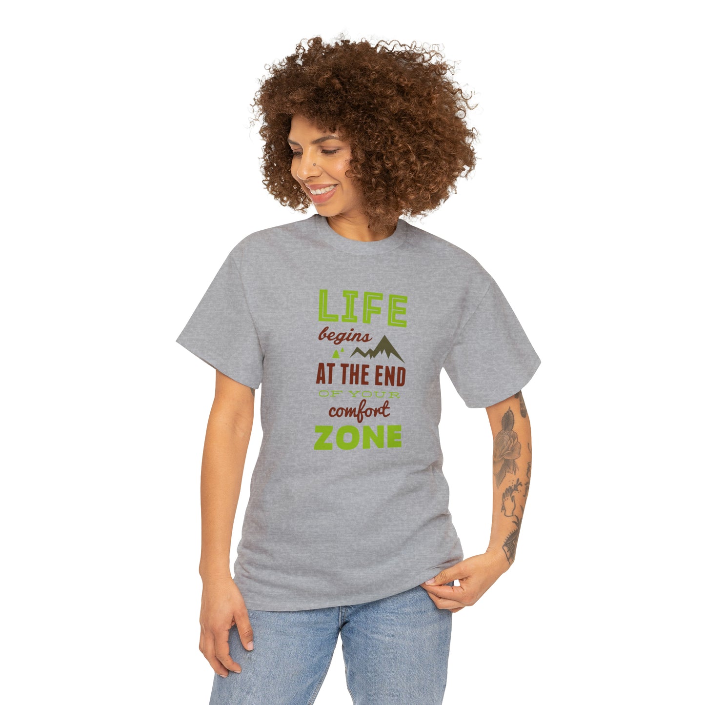 Life Begins at the End of Your Comfort Zone T-Shirt