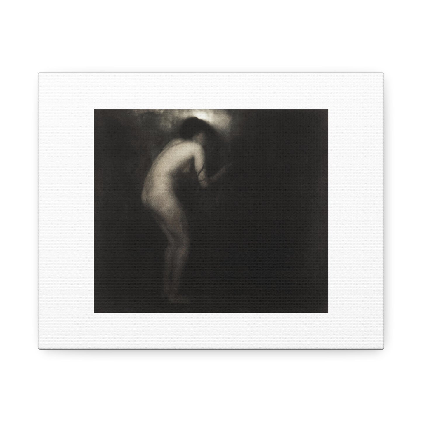 Erotic Vintage Nude 'La Cigale' (1901) by Edward Steichen, from the Original, Art Print on Canvas