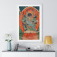 The Hindu Goddess Kali and God Bhairava in Union (18th Century) from the Original, Framed Art Print