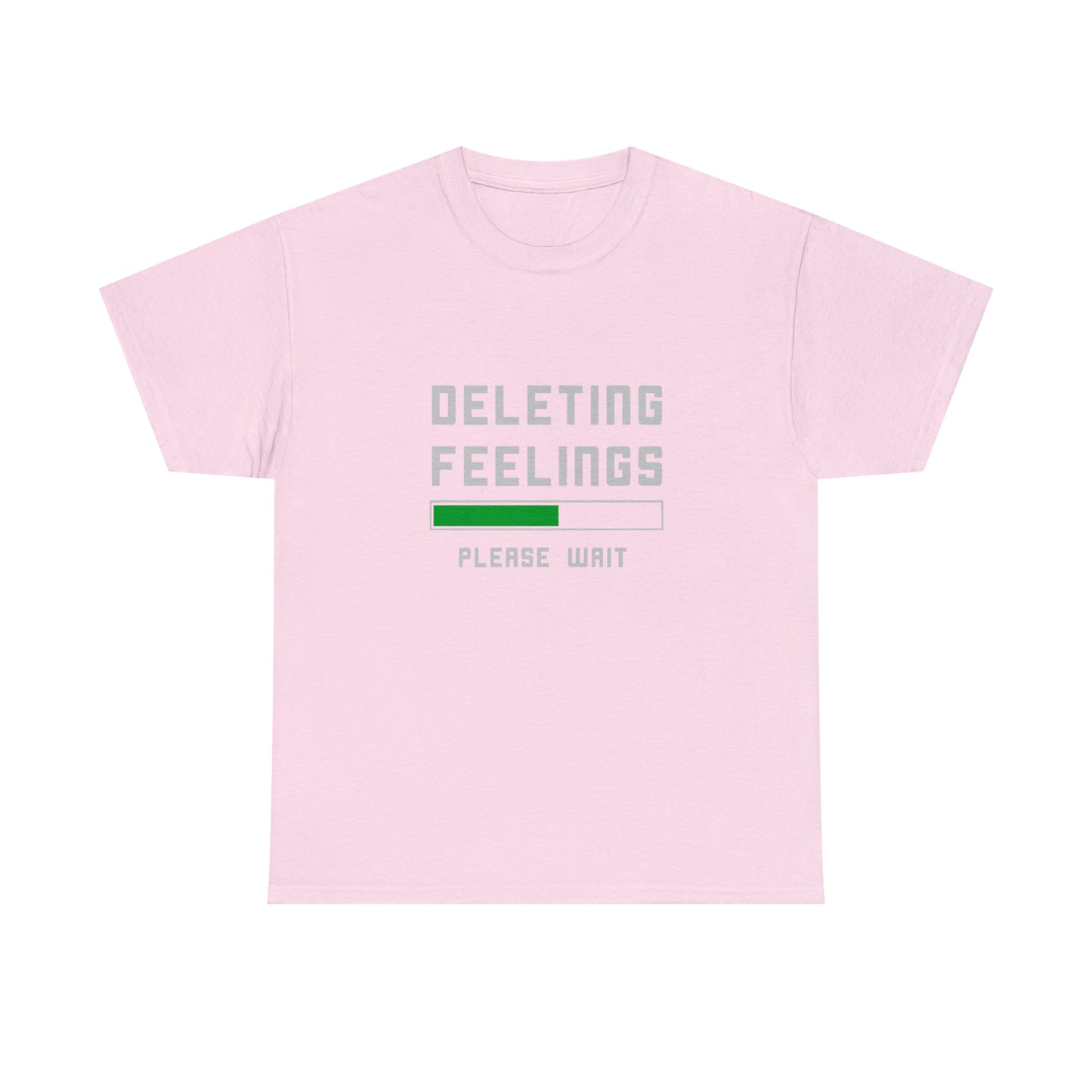 Deleting Feelings Abstract Cotton T-Shirt