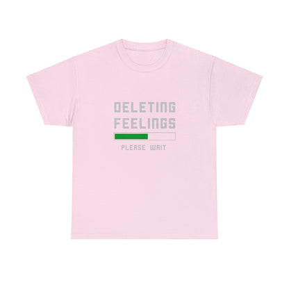 Deleting Feelings Abstract Cotton T-Shirt