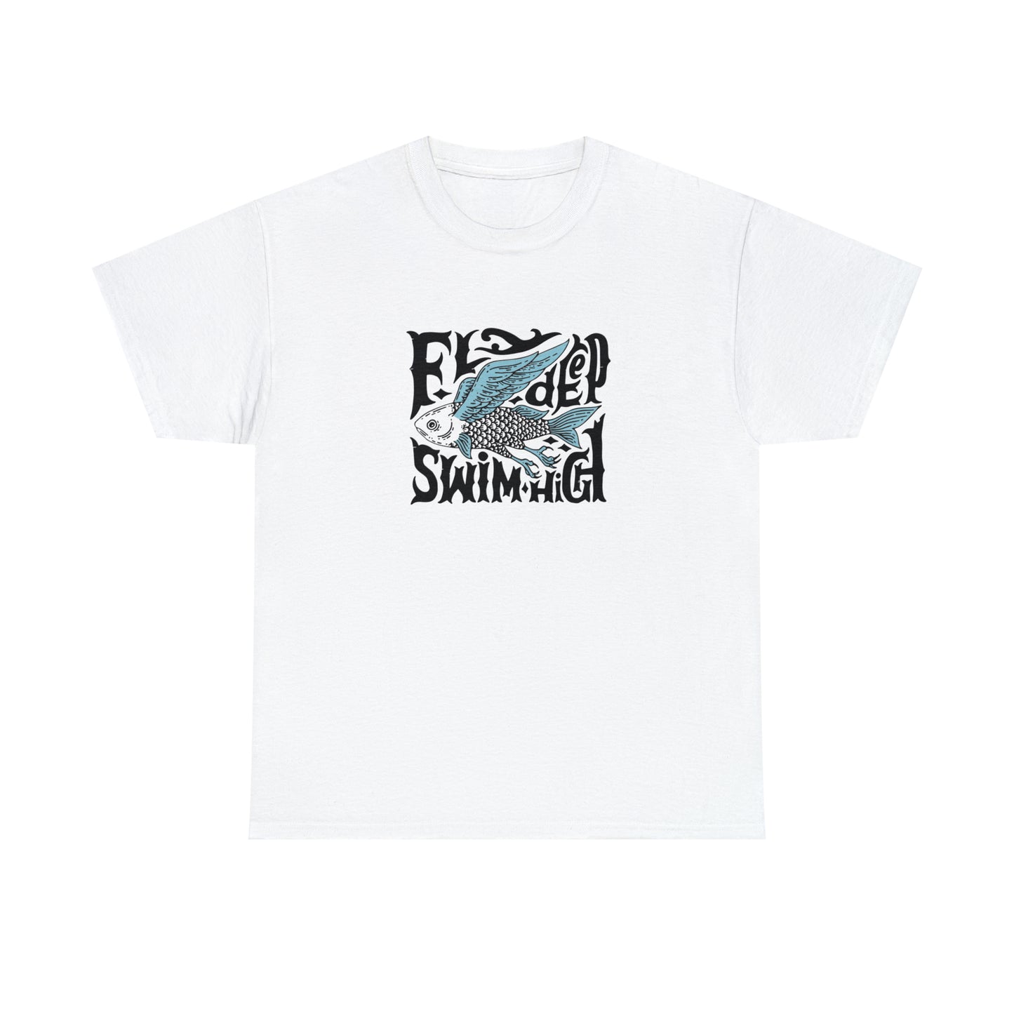 Fly High, Swim Deep, Flying Fish T-Shirt