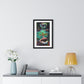 Gaia Psychedelic Art 'Designed by AI' Framed Art Print