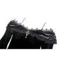 Dark in Love Kaia Midnight Mystique Velvet Ruffle Off-Shoulder Mermaid Dress