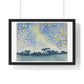 Landscape with Stars (1905–1908) by Henri-Edmond Cross, from the Original, Framed Art Print