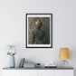 Head Replacement II, Abstract Art 'Designed by AI', Framed Art Print
