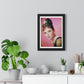 Audrey Hepburn in Breakfast at Tiffany's, Unknown Location, Unknown Date, from the Original, Framed Print