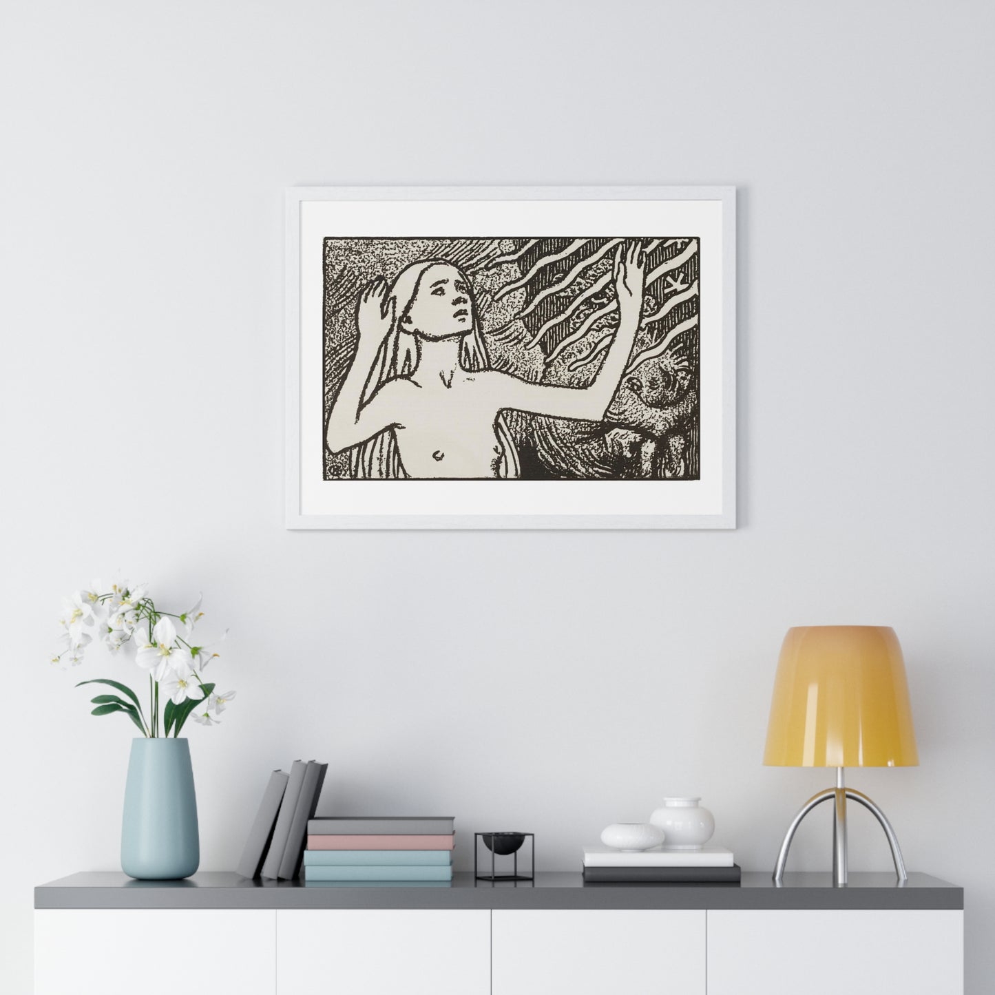 Rukoileva Impi 'A Praying Imp' by Akseli Gallen-Kallela, from the Original, Framed Art Print