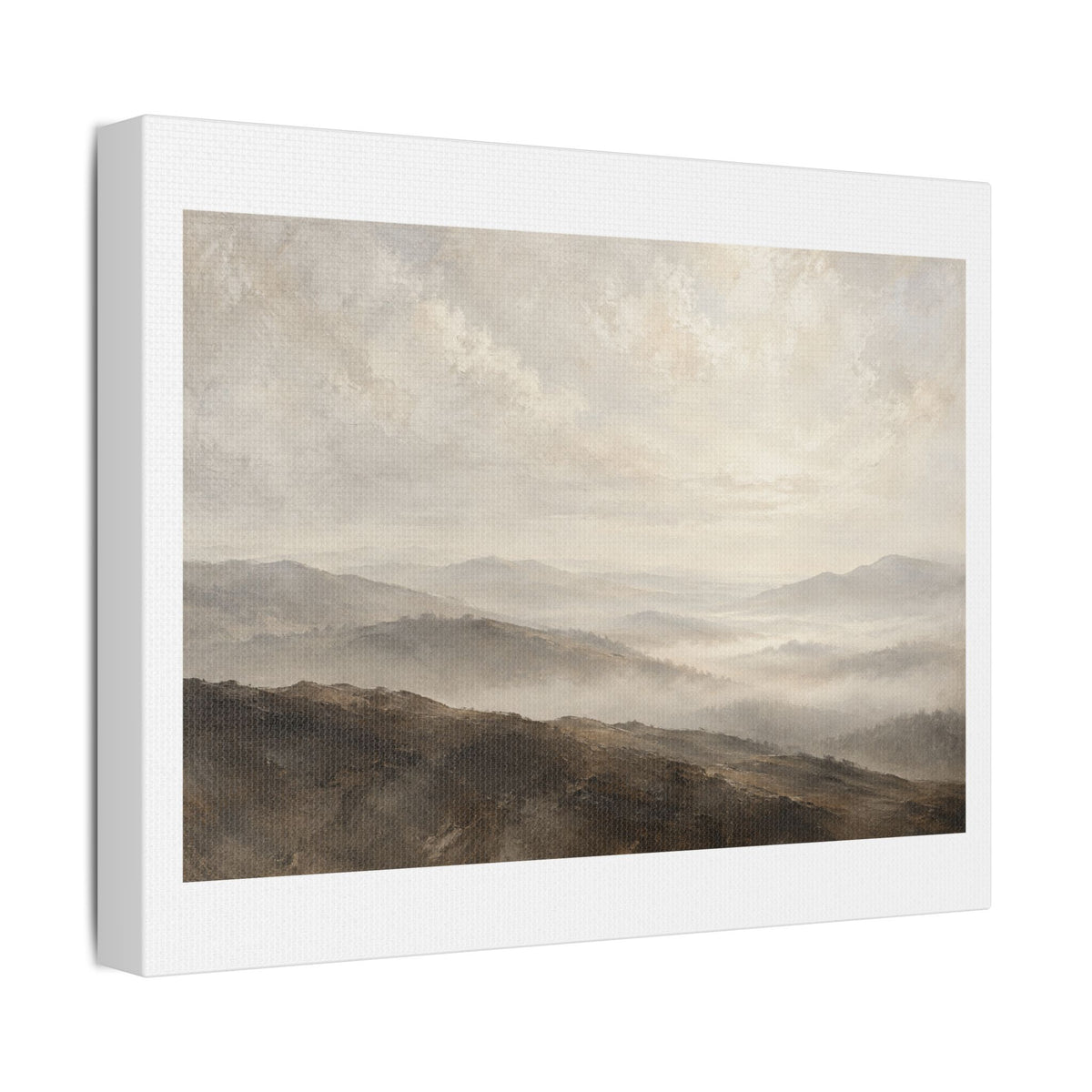 Veil of the Hills, Large Decor Art Print on Canvas