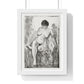 Nude Woman Seated (1916) by George Wesley Bellows, from the Original, Wooden Framed Print