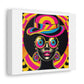 Black Magic Woman Art Print 'Designed by AI' on Canvas